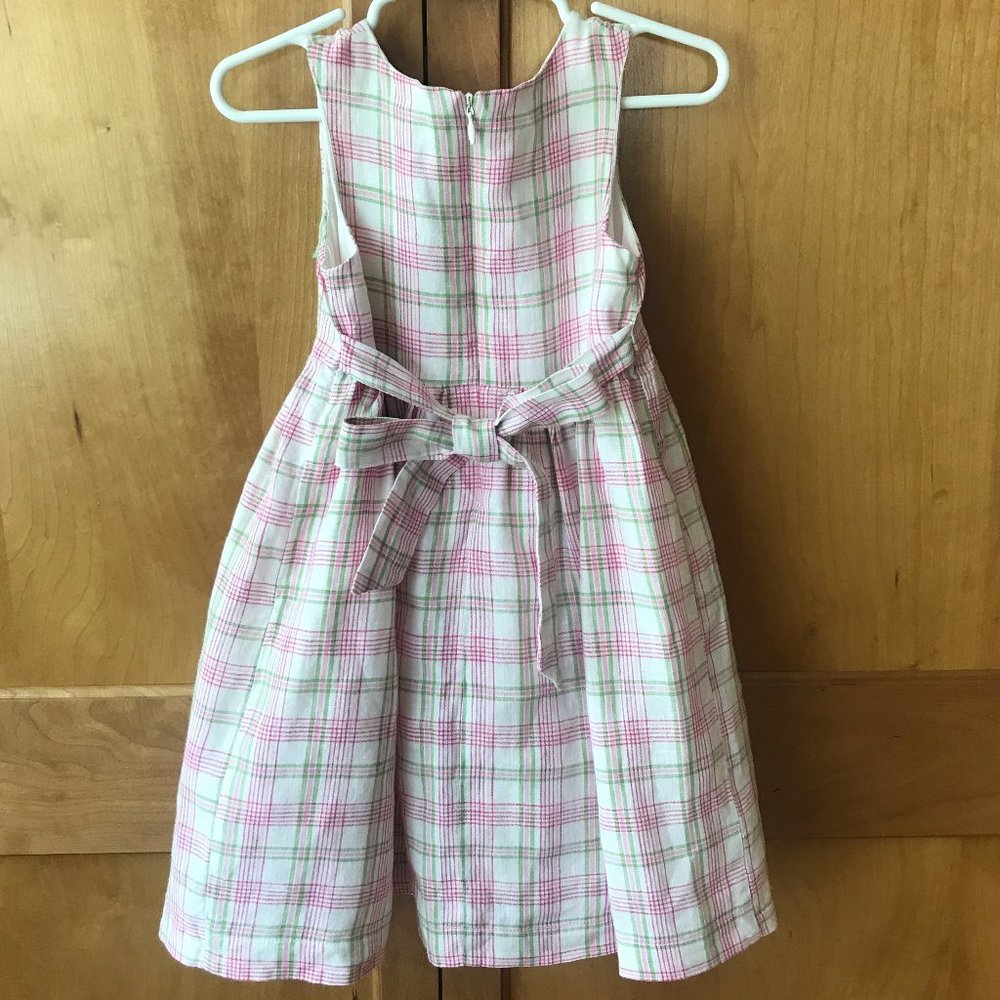 The Children's Place Linen Plaid Dress 24 months - Picture 2 of 14